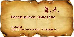 Marczinkech Angelika névjegykártya